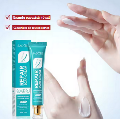 Crème reparatrice de cicatrice